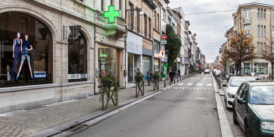 Statiestraat in Berchem Statiestraat in Berchem